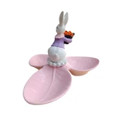 Paskalya Tavşan Tabaklı Sunum,Çerezlik - Kahvaltı - Kahve - Meyve Sunum Tabağı - 7