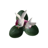 Paskalya Tavşan Tabaklı Sunum,Çerezlik - Kahvaltı - Kahve - Meyve Sunum Tabağı - 7