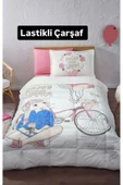Özdilek Tek Kişilik ( Çarşafı Lastikli ) Uyku Seti Enjoy Pembe - 1