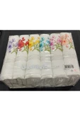 Özdilek 6 ADET Nakışlı 50X90 cm Çeyizlik El Yüz Havlusu - 2