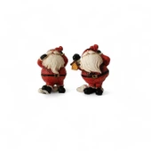 İkili Noel Baba 7x5 cm - 2