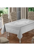 Jumbo Leke Tutmaz ve Su Geçirmez Avangarde Masa Örtüsü Battal Boy 160X260cm - 1