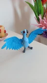 vintage madagaskar papağan figür oyuncak & 12 cm - 3