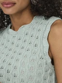 ONLY Bayan Örme Kolsuz Bluz 15291602 thumbnail 4