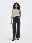 ONLY Bayan Örme Kolsuz Bluz 15291602 thumbnail 5