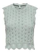 ONLY Bayan Örme Kolsuz Bluz 15291602 thumbnail 6