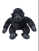 Sevimli Deri Detaylı Peluş Goril (35cm) - Çocukların Yeni En İyi Arkadaşı! - 4