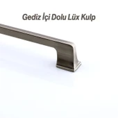Gediz Metal Antik Nikel İnox 320 mm 32 cm Mobilya Çekmece Mutfak Dolabı Dolap Kapak Kulp Kulb Kulpu - 6