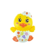 Oyuncak Ördek Sevimli Yavru Ördek Işıklı Sesli Mini Ördek 15 Cm - 1