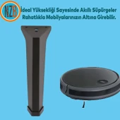 Mobilya Ayakları Ünite Baza Koltuk Ayağı Ayağı Sehpa Masa Puf Tabure Metal Ayakları Siyah 20 cm - 5