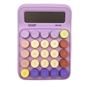 Muggle MU-547 Masaüstü 12 Haneli Pilli Hesap Makinesi Mor - 1