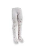 Kelebekli Simli Çocuk Külotlu Çorap - Dore  ST08584 - 10
