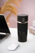 Penguen Termos Mug 400 Ml - Filtre Kapak Paslanmaz Çelik - 3