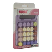 Muggle MU-547 Masaüstü 12 Haneli Pilli Hesap Makinesi Mor - 2