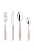 Schafer Mona 24 Parça Çatal Kaşık Bıçak Takımı-Pembe - 2