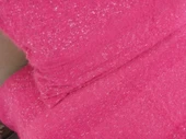 Tavşan Tüyü El Dokuma Yumuşak Dokulu Tek Kişilik Yatak Örtüsü (160x240)-Pembe - 2
