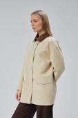 Vizon Oversize Casual Midi Trençkot - 3