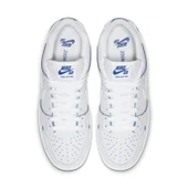 Nike Dunk Low Premium White Game Royal Erkek Spor Ayakkabı - 4
