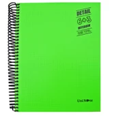 Çınar Im Smart A4 225 Yaprak Plastik Kapak Spiralli 6 Kareli + 3 Çizgili Ayraçlı Defter (62060) - 1