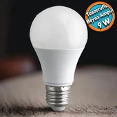 6 adet 9W LED Ampul A+ 6500k soğuk beyaz ışık lamba aydınlatma ASA-12082 enerji tasarruflu uzun ömürlü E27 - 3