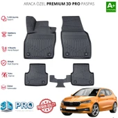 SKODA FABİA ARACA ÖZEL 3D PASPAS 2022 2023 2024 2025 - 1