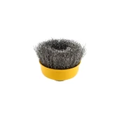 Saçaklı Çanak Fırça 65 mm Pas Kir Toz Temizleme Metal Temizlik Fırçası thumbnail 3