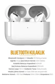 PDAteknoloji PD-BT113 3.Nesil Bluetooth Kulaklık V5.3 - Beyaz - 2