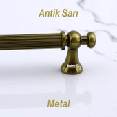 Selçuklu Antik Sarı Metal Kulp 224 mm Mobilya Çekmece Mutfak Dolabı Dolap Kapak Kulpları Kulb Kulpu thumbnail 8