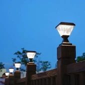 CATA CT-7315 Solar Bahçe Set Üstü Armatür aydınlatma lamba ışık Beyaz 6500K 30w dış mekan açık alan güneş enerjili - 6