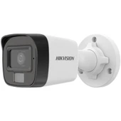 Hikvision DS-2CD1021G2-LIUF 2mp 2.8mm Lens Dahili Sesli H.265 Akıllı Hybrid Işık IR Bullet IP Kamera thumbnail 2