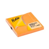 Notix Yapışkanlı Not Kağıdı Neon Turuncu 75 mm x 75 mm 80 Yaprak - 1