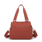 Krinkıl Kumaş Kadın Omuz Çantası Smart Bags 1125 Kiremit - 2