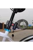 UmoTech Anahtarlı Çelik Bisiklet ve Motosiklet Kilidi – Bebek Arabası, Scooter için DayanıklıGüvenlik Kilidi - 5