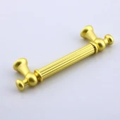Selçuklu Kulp 96 mm 9.6 cm Mat Gold Altın Mobilya Mutfak Çekmece Dolap Dolabı Kulbu Kulpu Kulpları thumbnail 4