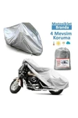 Ftmoto  Mondial 125 Superboy I yeni özel motor brandası Arka Çanta Uyumlu (bağlantı, Kilit Uyumlu)  Gri - 1