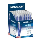 Pensan 2270 Büro Tükenmez Kalem 1.0 mm Mavi 50'li Paket - 3
