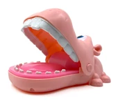 Sevimli Hayvan Dişçisi - Finger Biting Adventure - Pembe Hipopotam - 3
