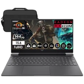 Hp Victus 15-FB2028NT Amd Ryzen 5 7535HS 64GB Ram 1tb SSD RX6550M 144Hz Freedos 15.6" Fullhd  Taşınabilir Bilgisayar A44MJEA & Cimete Çanta - 1