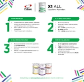POLİSAN X1 ALL Dönüşüm Boyası 0,75 Lt Mistik Göl / 4517 - 3