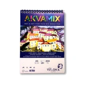VAN DYCK ÇİZİM BLOK AKVAMIX A5 200 GR 20 YP SPİRAL - 1