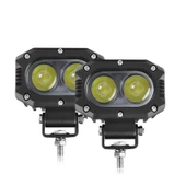 Off-Road Sis Lambası  Beyaz-Amber Çakarsız 40w 12-30v (Adet Olarak) - 1