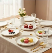 Güral Porselen Bilbao Gold File 6 Parça Pasta Takımı thumbnail 2