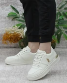 U.s. Polo Assn. Alka 5Fx Kadın Bej Sneaker Ayakkabı - 3