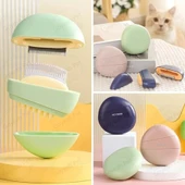 TechTic Kedi Bakım Seti Banyo Fırçası 3in1 Evcil Hayvan Temizleme Kiti Masaj Tarağı Seyahat Seti - 2