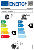 KUMHO 185/60R14 82H HS52 2025 ÜRETİM YAZLIK LASTİK thumbnail 2