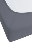4 Adet Düz Pamuklu Tek Kişilik 120 x 200 x 30 cm Lastikli Penye Çarşaf - 5