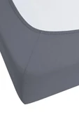 120 x 200 x 30 cm Düz Pamuklu Tek Kişilik Lastikli Fitted Penye Çarşaf - 8