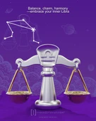 Metalmorphose Burç Koleksiyonu Terazi Anahtarlık / Çanta Aksesuarı - 5