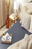 4 Adet Düz Pamuklu Tek Kişilik 120 x 200 x 30 cm Lastikli Penye Çarşaf - 3