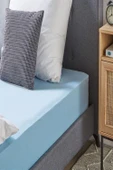5 Adet Düz Pamuklu Tek Kişilik 80 x 200 x 30 cm Lastikli Penye Çarşaf - 8